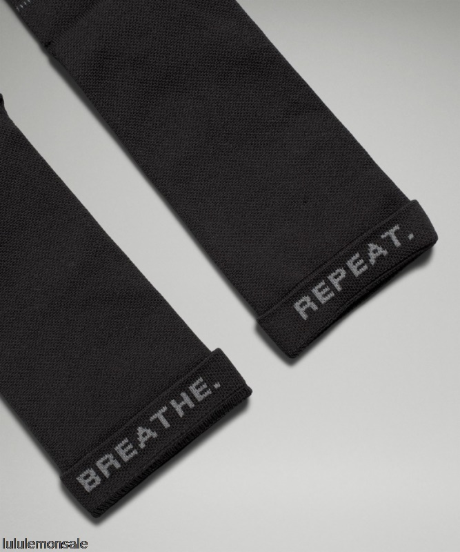 Lululemon Deutschland DELULU887 | Schwarz Power Stride Crew Socke